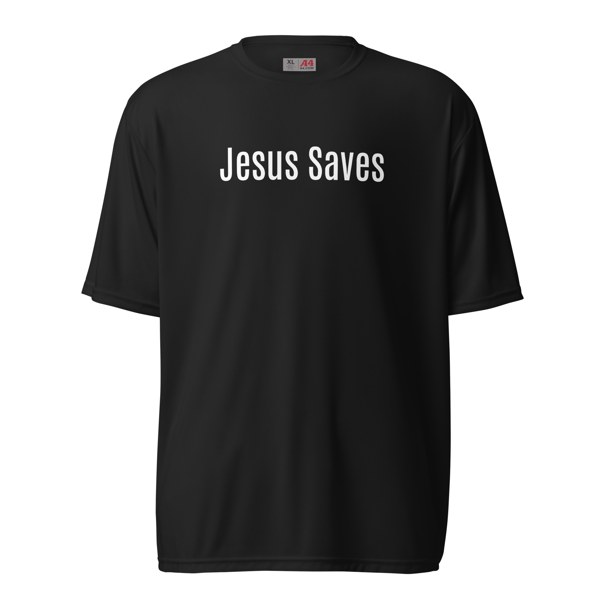 Jesus Saves | unisex performance crew neck t-shirt - Image 2