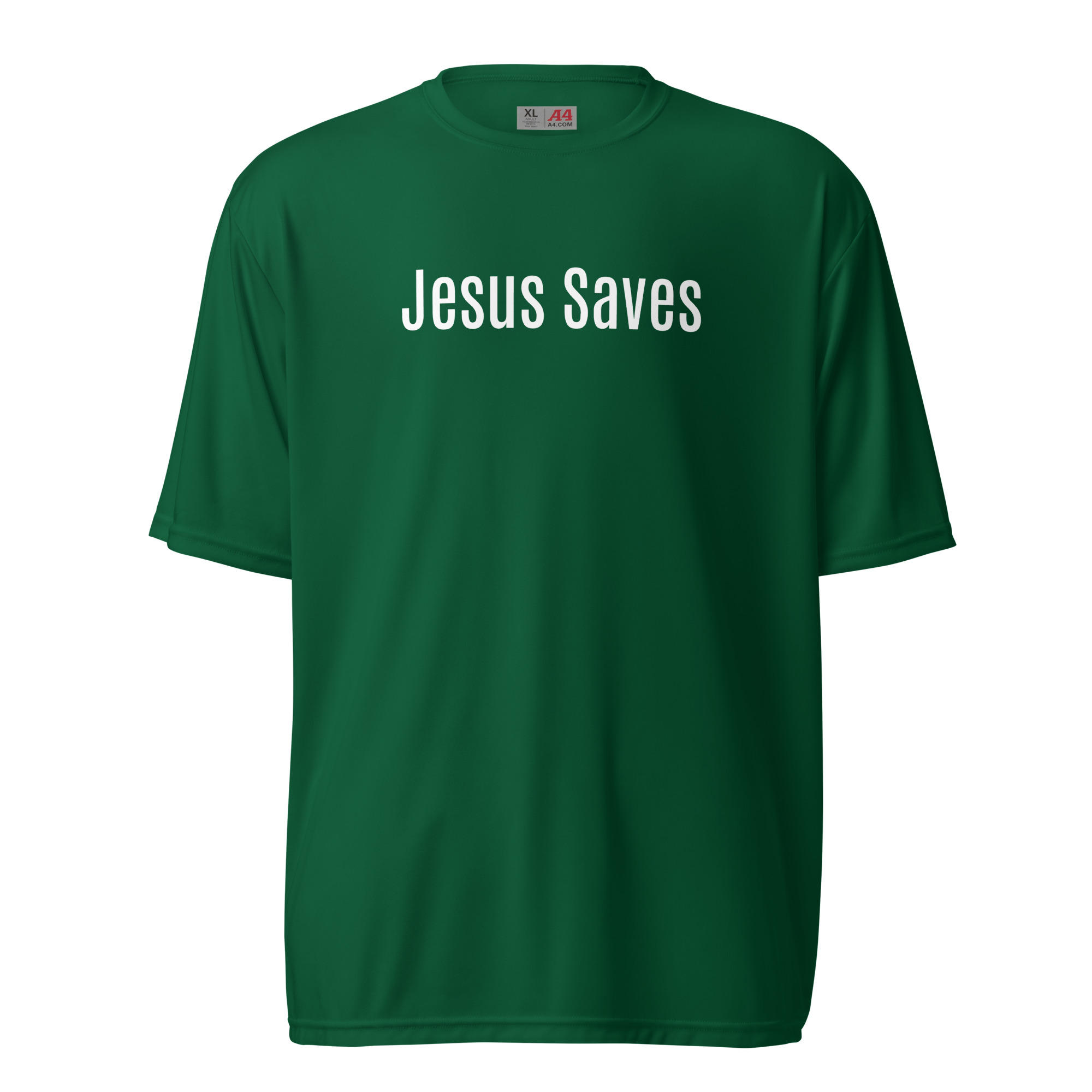 Jesus Saves | unisex performance crew neck t-shirt - Image 5