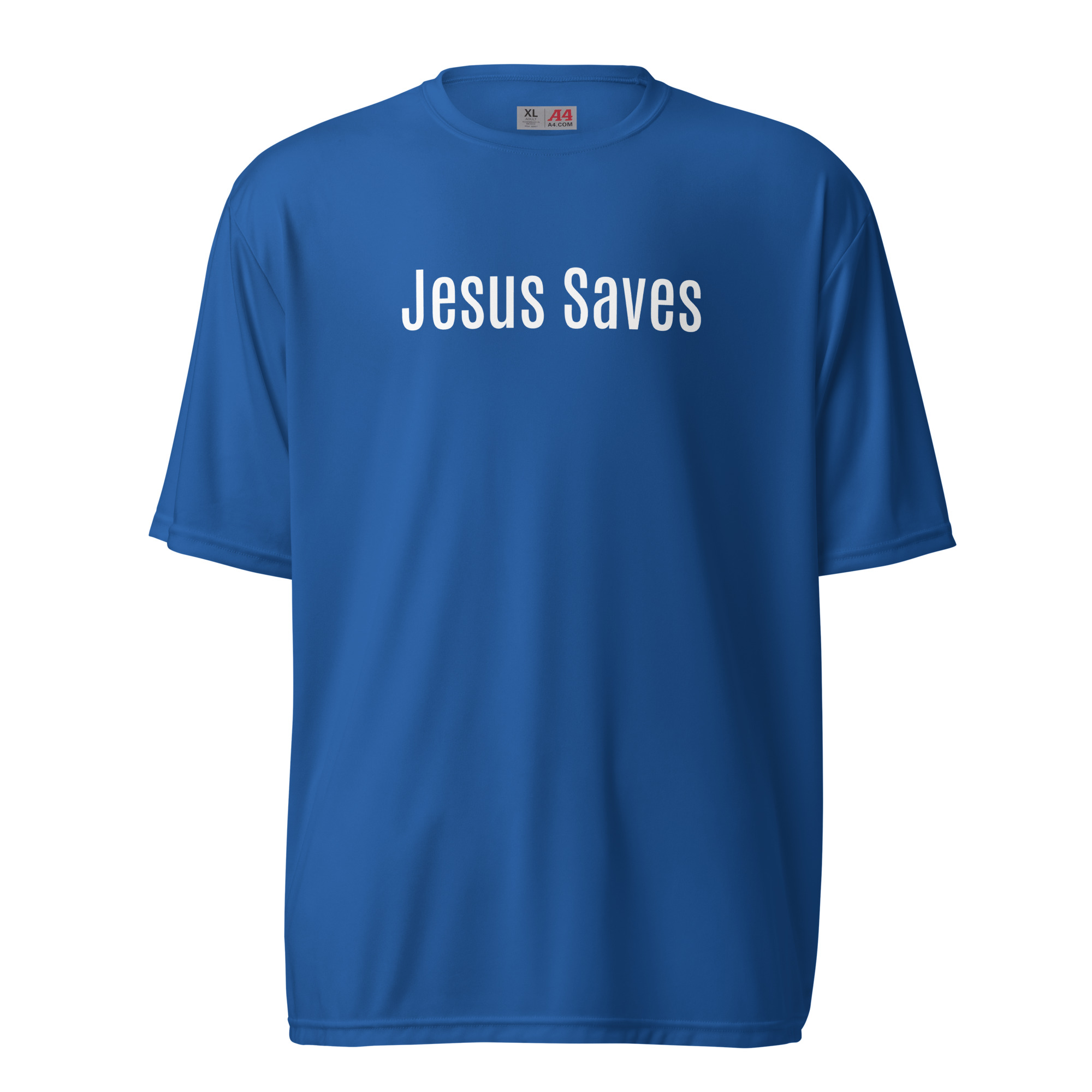 Jesus Saves | unisex performance crew neck t-shirt - Image 9