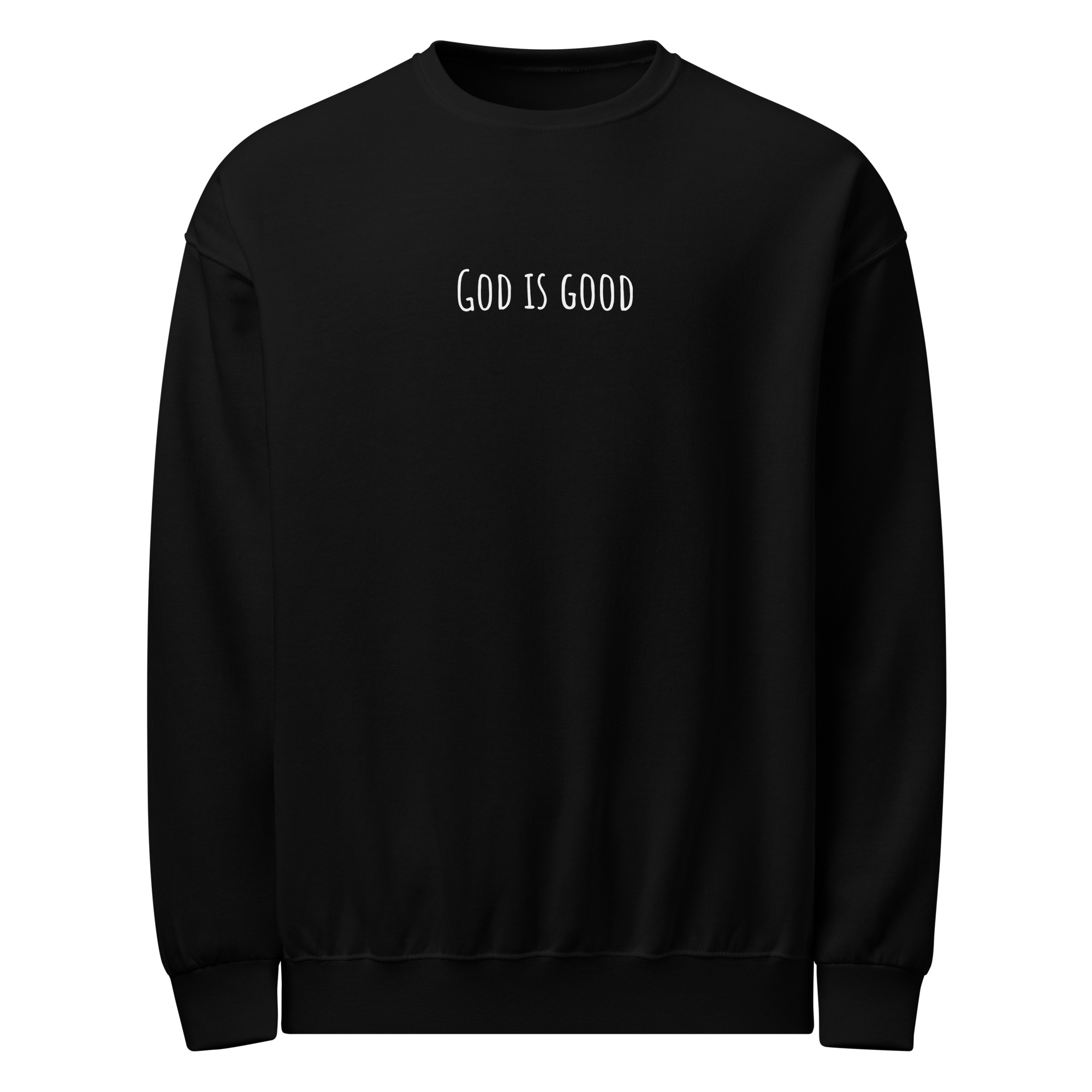 God is good | unisex crew neck dark sweatshirt